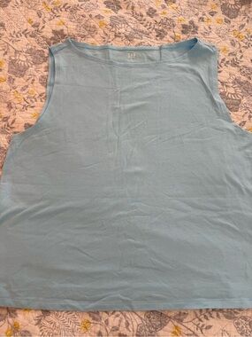 GAP XXL LADIES Light Aqua Sleeveless Tank Top